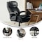 Flash Furniture Hercules Office Chair, Black Back, 30 in W 33" L 52" H, Padded GO-2223-BK-GG - alternate 3